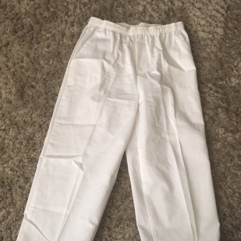 White dress pants